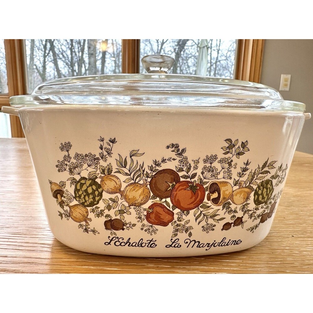 VTG Spice Of  Life 3 Qt. Casserole A-3-B & Lid – L’Echalote La Marjolaine *READ*